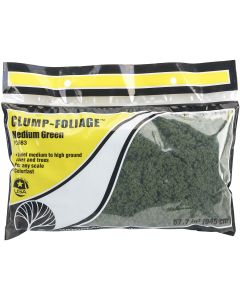 Woodland Scenics Clump Foliage 57.7 Cubic Inches-Medium Green