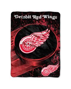 The Northwest Company Red Wings   "Ice Dash" Micro Raschel Throw