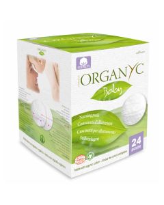 Organyc Nursing Pads - 100 Percent Organic Cotton - 24 Count