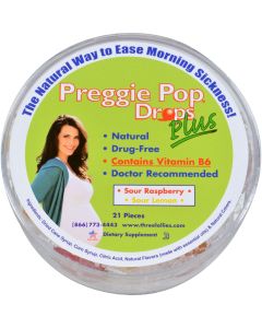 Three Lollies Preggie Drops Plus with Vitamin B6 - 21 Pack