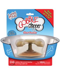 Loving Pets Products Gobble Stopper -For Bowls Up To 6" In Diameter-