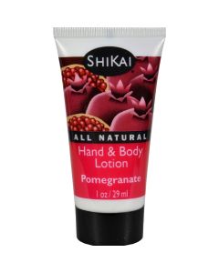 ShiKai Products Lotion - All Natural - Pomegranate - Trial Size - 1 oz - Case of 12