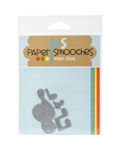 Paper Smooches Die-Music Notes