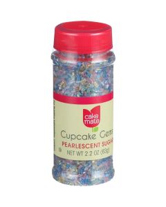 Cake Mate Decorating Cupcake Gems - Pearlescent Sugar - 1.75 oz - Case of 6