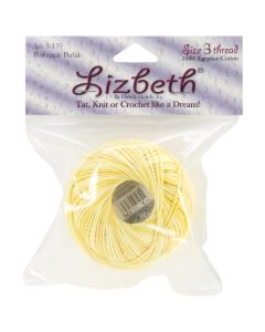 Handy Hands Lizbeth Cordonnet Cotton Size 3-Pineapple Parfait