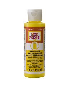 Plaid:Craft Mod Podge Sheer Color 4oz-Yellow