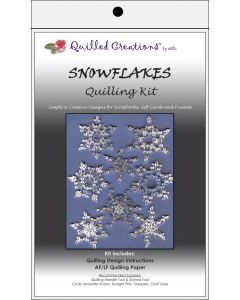 Quilled Creations Quilling Kit-Snowflakes