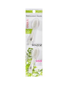 Radius Toothbrush Replacement Heads - Source Super Soft - 6 ct