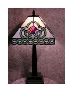 Warehouse of Tiffany Tiffany-style Floral Mission-style Table Lamp