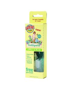 Earth's Best Toothpaste - Apple and Pear - Age 6 Months to 3 Years - 1.6 oz