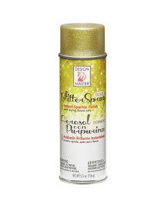Design Master Glitter Spray 6oz-Gold
