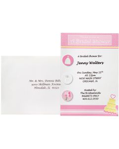 Wilton Invitation Kit Makes 12-Bridal Shower Fun