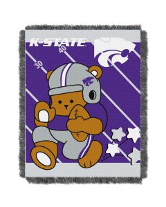 The Northwest Company Kansas State  College Baby 36x46 Triple Woven Jacquard Throw - Fullback Series