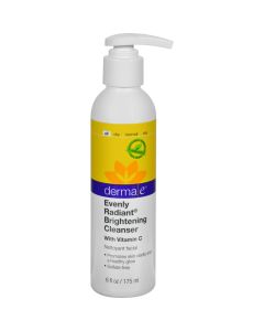 Derma E Evenly Radiant Cleanser - 6 fl oz