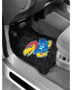 The Northwest Company Kansas College Car Floor Mats (Set of 2) - Kansas College Car Floor Mats (Set of 2)