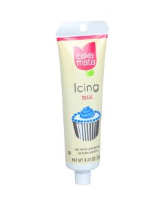 Cake Mate Decorating Icing - Blue - 4.25 oz - Case of 6