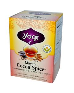 Yogi Herbal Tea Mayan Cocoa Spice - 16 Tea Bags - Case of 6