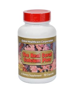 Global Healthcare The Real Coral Calcium Plus - 90 Capsules