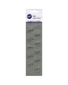 Wilton Seals 50/Pkg-Silver Ring