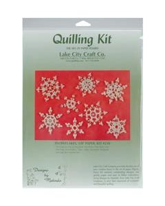 Lake City Craft Quilling Kit-Snowflakes