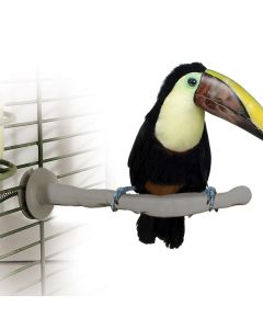 Bird Thermo-Perch - K&H Pet Products Snuggle Up Bird Warmer Small / Medium Gray 5" x 3" x 0.5"