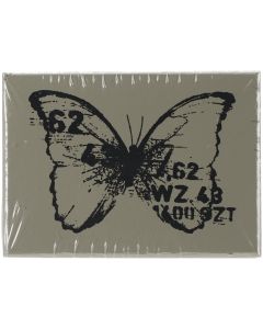 Prima Marketing Finnabair Wood Mounted Stamps 1.5"X2"-Butterfly 3