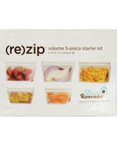 Blue Avocado Bag - Re-Zip - Volume Starter Kit - Clear - 5 Pieces