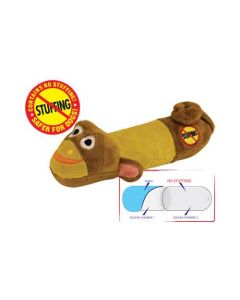 Petstages Stuffing Free Lil' Squeak Monkey Brown / Yellow