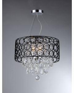 Warehouse of Tiffany Anna Crystal 3-light Chandelier