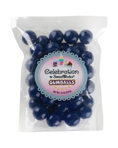 Celebrations By SweetWorks Gumballs 14oz-Navy Blue