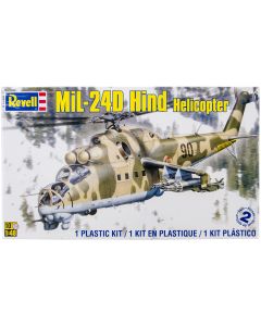 Revell Plastic Model Kit-Mil-24 Hind Helicopter 1:48