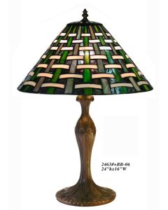 Warehouse of Tiffany Tiffany-style Bambo Table Lamp
