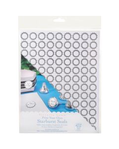 Darice Victoria Lynn Print Your Own Seals 432/Pkg-Star Burst