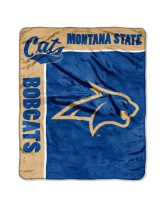 The Northwest Company Montana State "School Spirit" 50"x60" Raschel Throw (College) - Montana State "School Spirit" 50"x60" Raschel Throw (College)