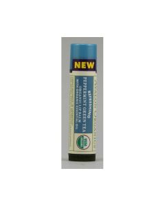 Avalon Organics Refreshing Organic Lip Balm Peppermint Green Tea - 0.15 oz - Case of 24