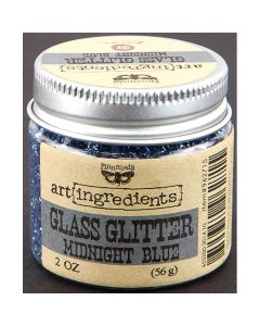 Prima Marketing Finnabair Art Ingredients Glass Glitter 2oz-Midnight Blue