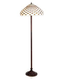 Warehouse of Tiffany Tiffany-style Jewel Floor Lamp