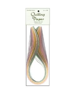 Lake City Craft Quilling Paper .125" 108/Pkg-Parchment (9 Colors) - Quilling Paper .125" 108/Pkg-Parchment (9 Colors)