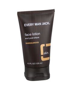 Every Man Jack Face Lotion and Post Shave - Sandalwood - 4.2 oz