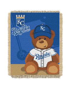 The Northwest Company Royals  Baby 36x46 Triple Woven Jacquard Throw - Field Bear Series