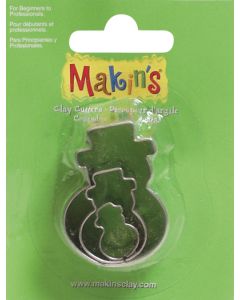Makin's USA Makin's Clay Cutters 3/Pkg-Snowman