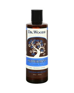 Dr. Woods Naturals Castile Liquid Soap - Peppermint - 8 fl oz