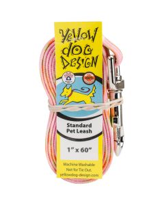 Yellow Dog Design Yellow Dog Lead 1"X60"-Madras Pink
