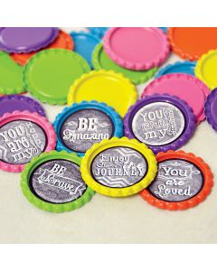 BCI Crafts Bottle Cap Inc Vintage Flattened Bottle Caps 1" 30/Pkg-Bright