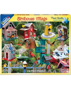 White Mountain Puzzles Jigsaw Puzzle 550 Pieces 18"X24"-Birdhouse Village