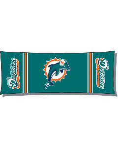 The Northwest Company Dolphins 19"x54" Body Pillow (NFL) - Dolphins 19"x54" Body Pillow (NFL)