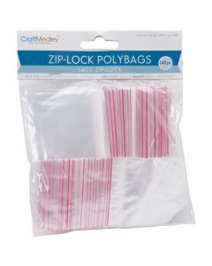 Multicraft Imports Ziplock Polybags 140/Pkg-2"X2" Clear
