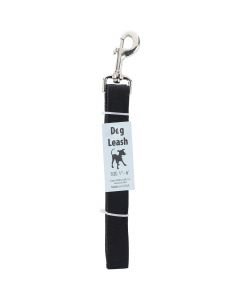 Cape Hobbycraft Dog Leash 6' Black W/Nickel Plated Swivel Hook-1" Width