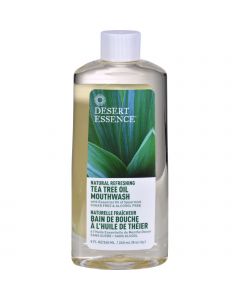 Desert Essence Tea Tree Oil Mouthwash Spearmint - 8 fl oz