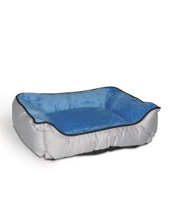 K&H Pet Products Lounge Sleeper Self-Warming Pet Bed Sage / Tan 16" x 20" x 6"